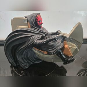 1999 Star Wars Darth Maul on Sith Speeder Coin Bank Vintage